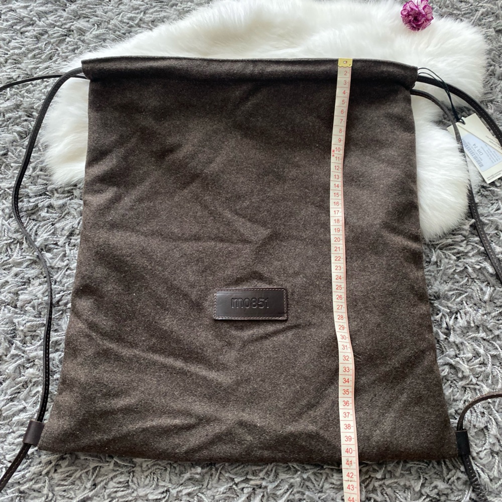 Women’s Brown Drawstring Backpack - Picture 10 of 10
